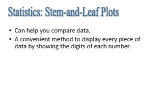 Can help you compare data A convenient method