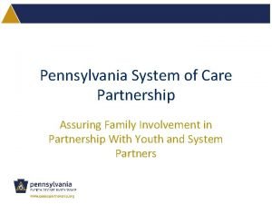 Pa care partnership