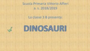 Scuola Primaria Vittorio Alfieri a s 20182019 La