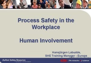 Process Safety in the Workplace Human Involvement Hansjrgen