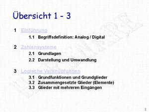 bersicht 1 3 1 Einfhrung 1 1 Begriffsdefinition