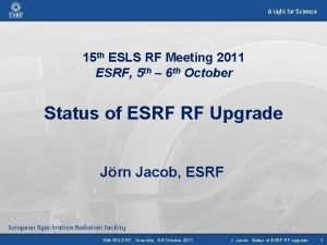 Esrf smis