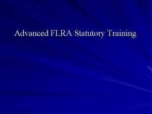 Flra training