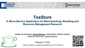 Teastore app