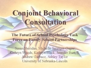 Behavioral consultation