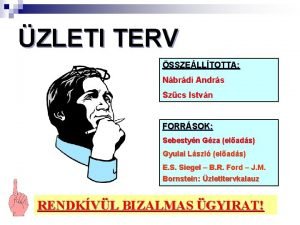 ZLETI TERV SSZELLTOTTA Nbrdi Andrs Szcs Istvn FORRSOK