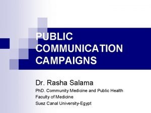 Public communication definition