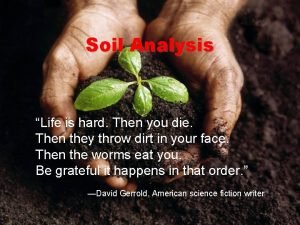 Hard soil evidence
