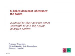 X linked dominant examples