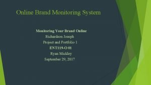 Brand monitoring system