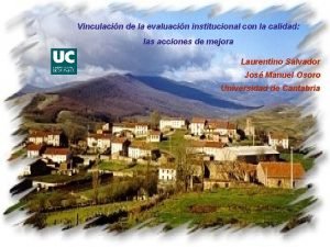 Vinculacin de la evaluacin institucional con la calidad