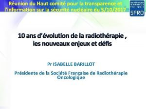 Runion du Haut comit pour la transparence et