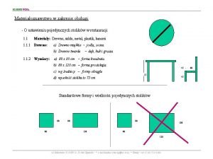 MODNE WINA Materiaoznawstwo w zakresie obsugi O ustawieniu