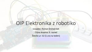 Elektronika z robotiko