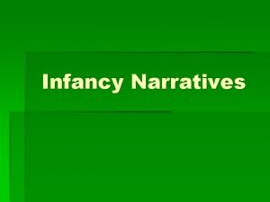Infancy Narratives PreNativity Old Testament Prophecies From the