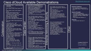 Cisco cloud lab