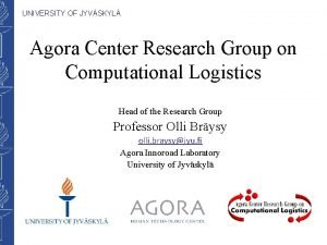 Agora research group