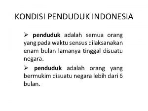 Menghitung kepadatan penduduk