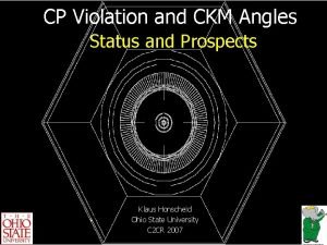 CP Violation and CKM Angles Status and Prospects