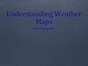 Geography synoptic weather map