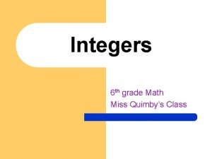 How are integers different from whole numbers brainpop