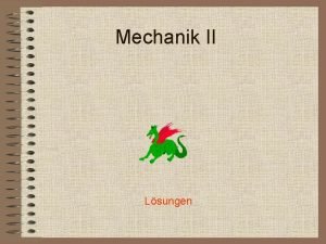 Mechanik II Lsungen 1 1 Bestimmung der Beschleunigung