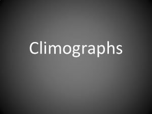 How to read a climograph
