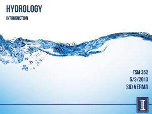 What is hydrology