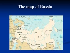 Russia map 1985