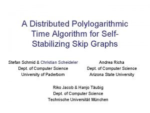 Polylogarithmic time complexity