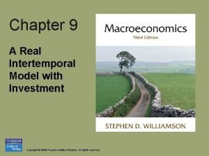 A real intertemporal model with investment