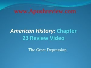 www Apushreview com American History Chapter 23 Review