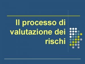 Esempio di risk management plan