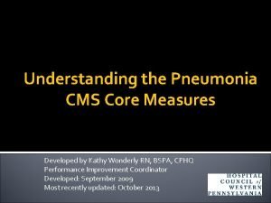 What are cms core measures