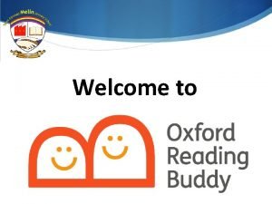 Oxford reading budy