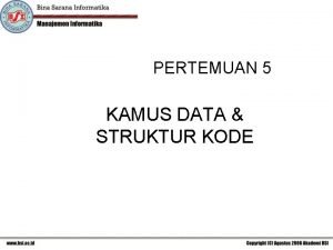 Data structure coding