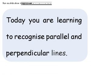 Parallel lines shapes