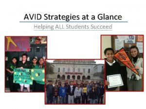Avid inquiry strategies