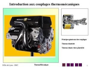 Introduction aux couplages thermomcaniques Principes gnraux des couplages