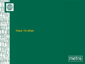 Hace 10 aos Tres tipos de formatos mediticos