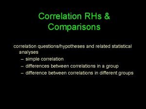 Rhs statistics