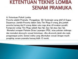 Kriteria penilaian lomba senam aerobik