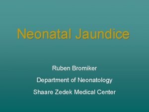 Dermal zones of jaundice