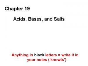 Chapter 19 acids bases and salts answer key