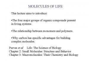 Identifying molecules