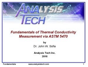 Astm thermal conductivity