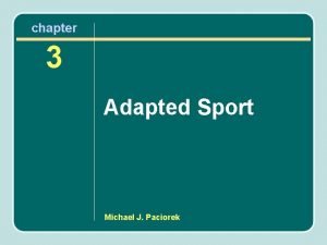 Integration continuum for sport participation Integration continuum for sport participation
