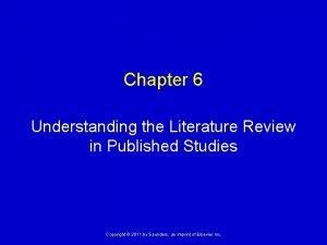 Literature review theory