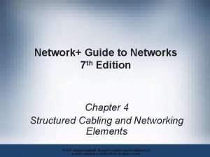 Network Guide to Networks 7 th Edition Chapter