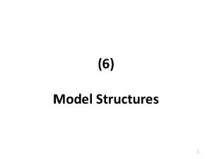 Arx model structure